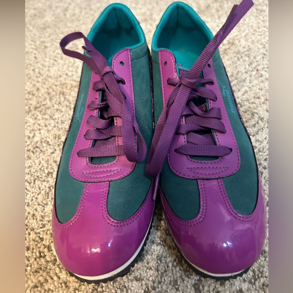 Puma Purple Teal Women's Sneakers - Picture 2 of 8